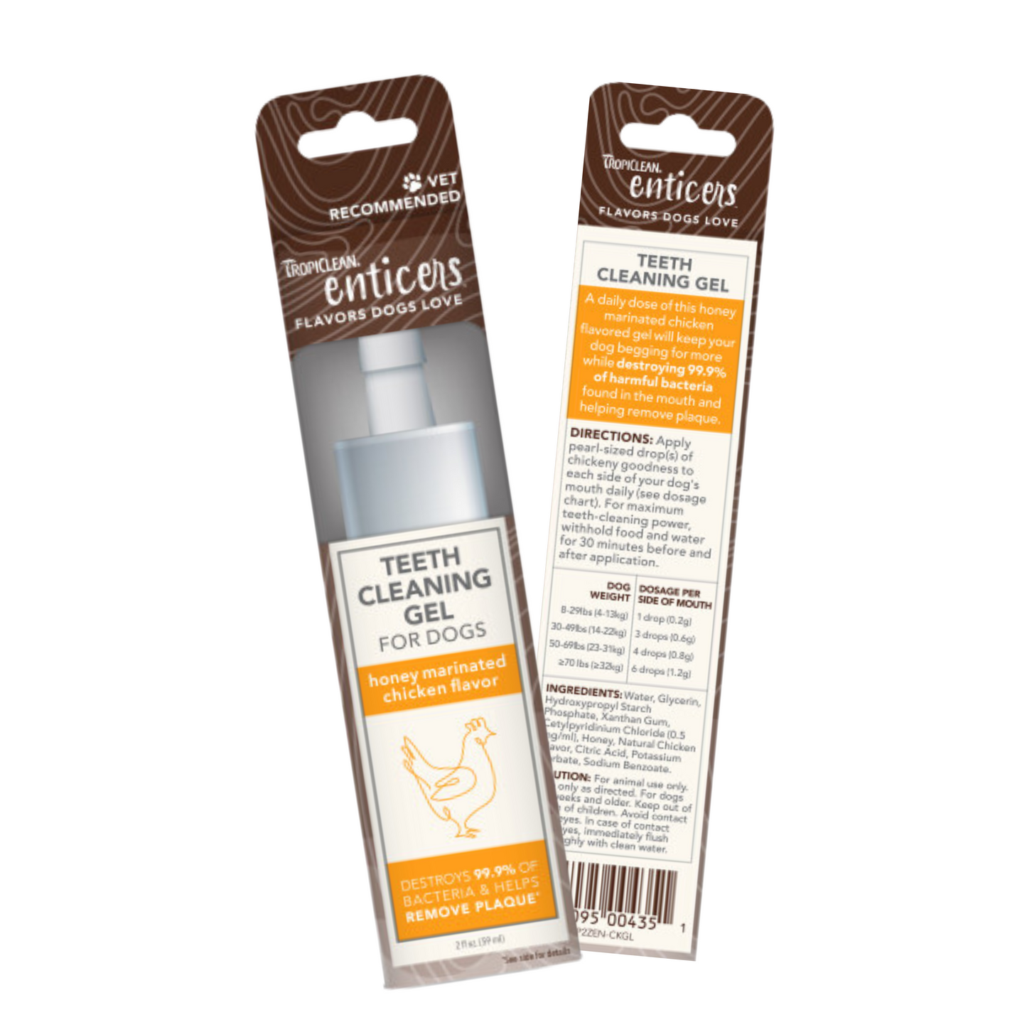 ¡SUPER PROMOCIÓN! - Control de Placa y Sarro para Perros. - ENTICERS Sabor Pollo 2 oz