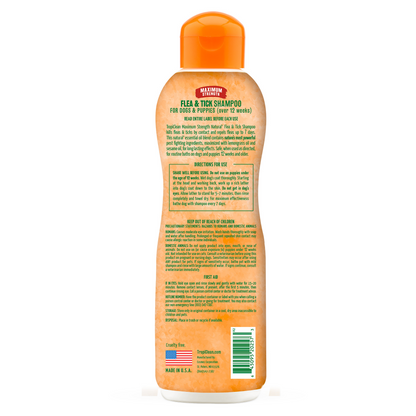 Tropiclean® Pulga y Garrapatas Maximum Strength Shampoo para Perros