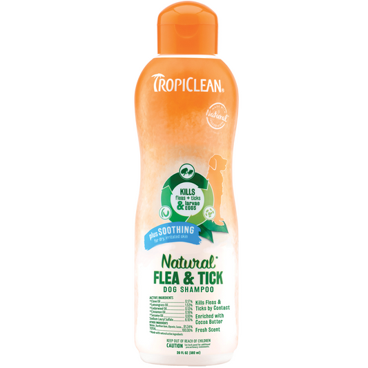 Tropiclean® Pulga y Garrapatas SOOTHING SHAMPOO PARA PERROS