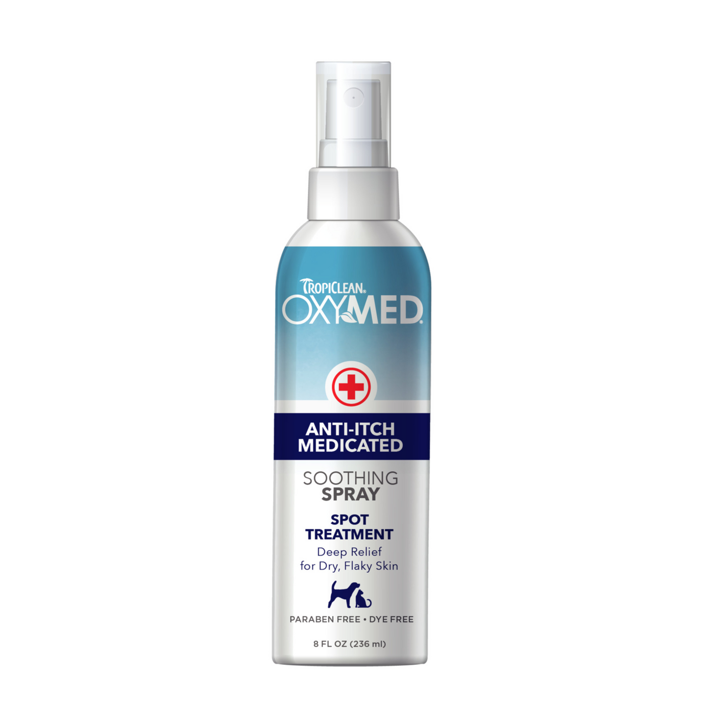 Tropiclean Oxymed® ANTI-ITCH MEDICATED. CONTRA LA PICAZÓN PARA MASCOTAS