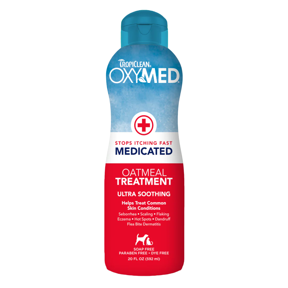 Tropiclean Oxymed® ANTI-ITCH Acondicionador OxyMed Medicado - 20oz (592 ml)
