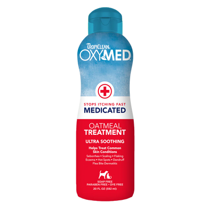 Tropiclean Oxymed® ANTI-ITCH Acondicionador OxyMed Medicado - 20oz (592 ml)
