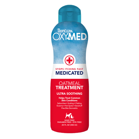 Tropiclean Oxymed® ANTI-ITCH Acondicionador OxyMed Medicado - 20oz (592 ml)