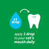 ¡PROMOCIÓN! - Gel dientes 2 Onzas +  Drops Cuidado Bucal 2.2 Onzas. Gatos.