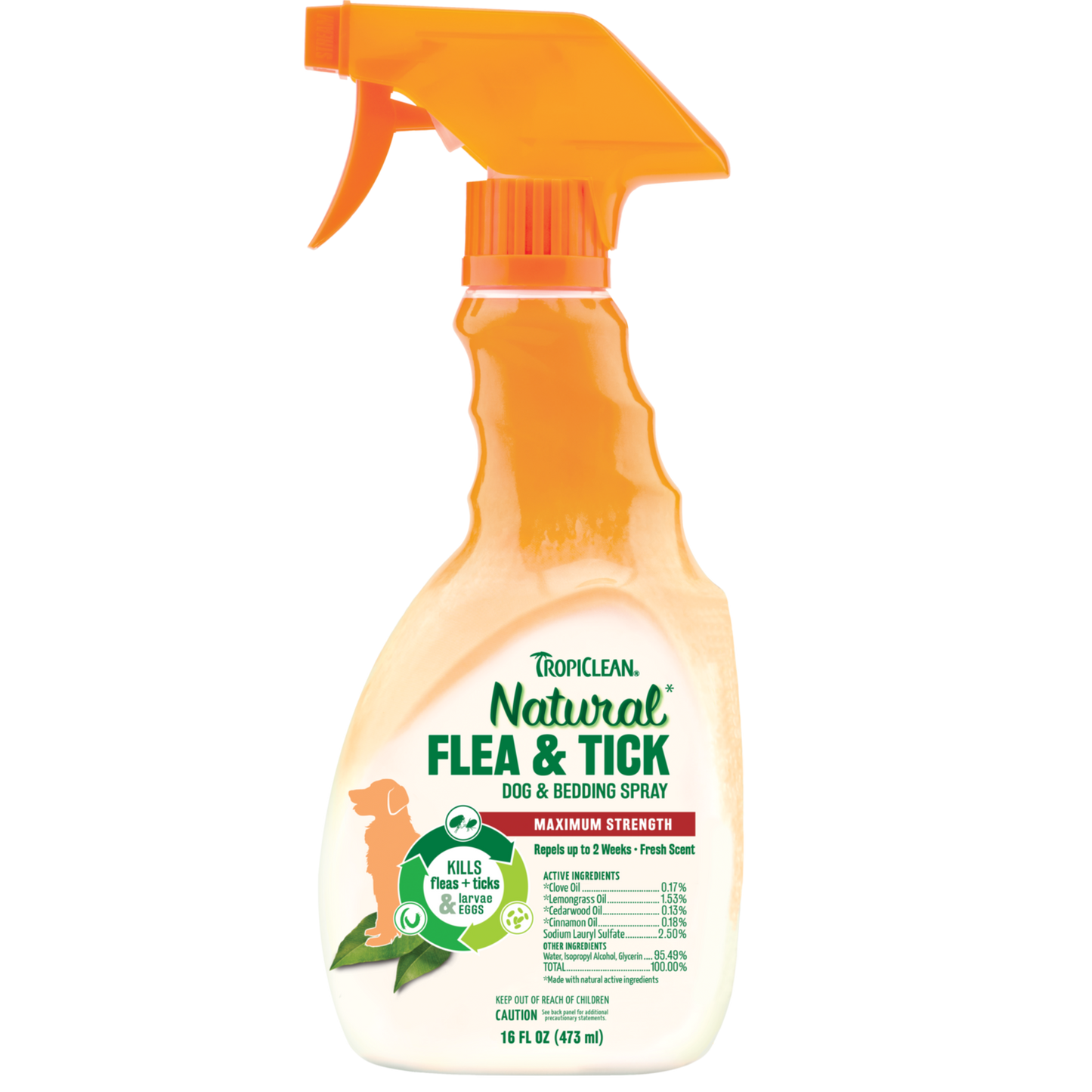Tropiclean® Pulga y Garrapatas Spray