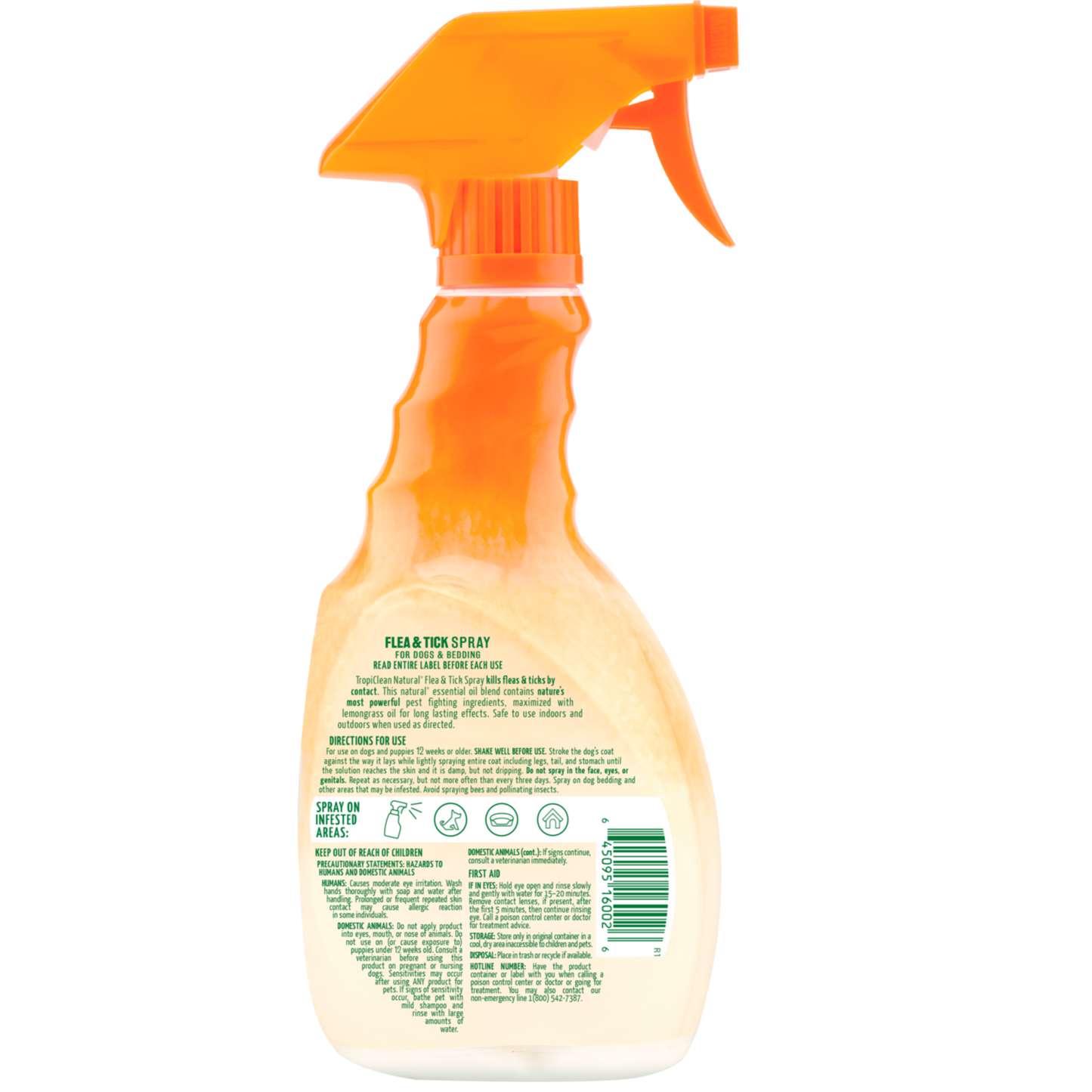 Tropiclean® Pulga y Garrapatas Spray