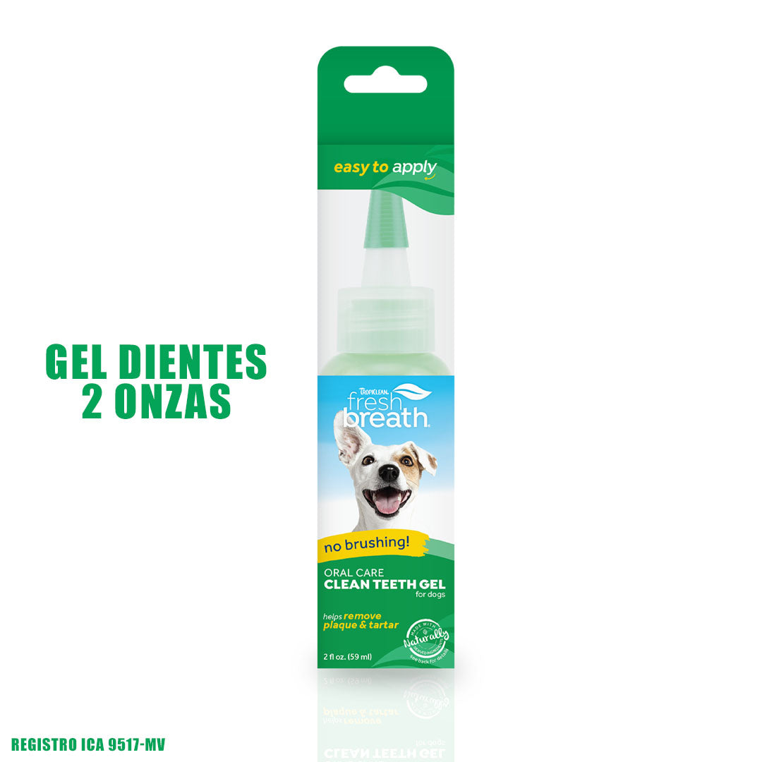 TropiClean - Gel Dental Para Control de Placa y Sarro Para Perros.