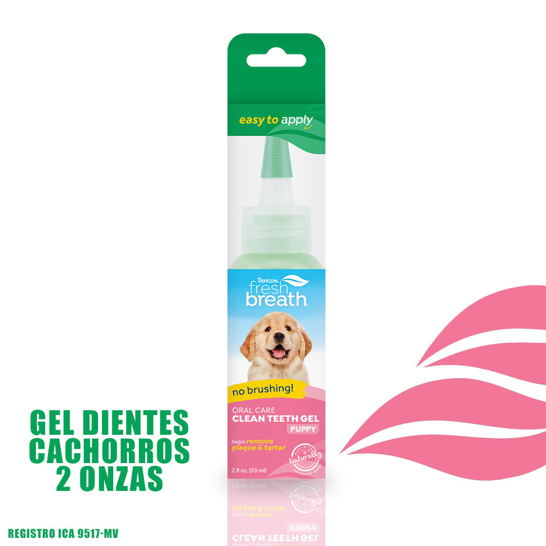 Distribuidor TropiClean - Gel Dental Para Control de Placa y Sarro Para Cachorros